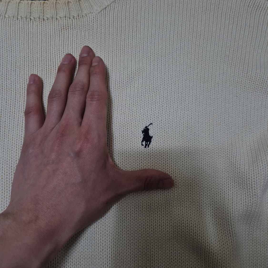 폴로 랄프로렌 스몰포니 코튼 니트 2XL(110) 상품이미지4