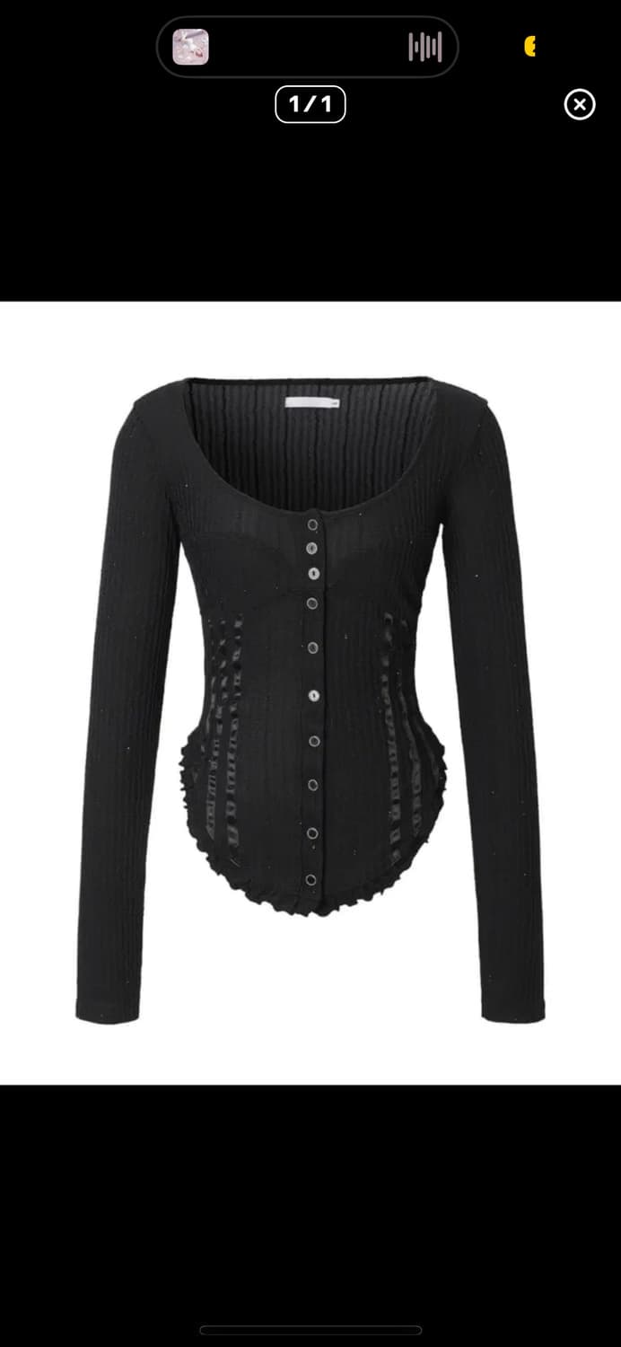 쓰리타임즈 트와일라잇 Threetimes Twilight top 상품이미지1