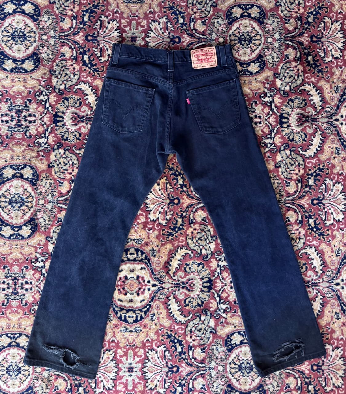 빈티지 리바이스 517 블랙 데님 (31) 658 상품이미지2