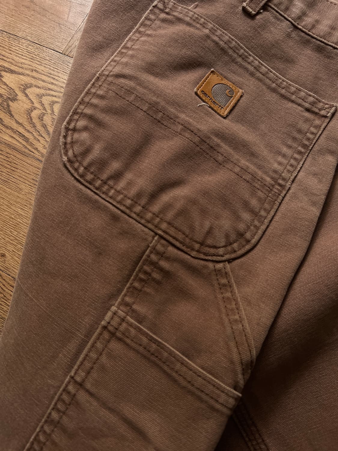[36]칼하트 Made in USA 다크브라운 카펜터 워크 팬츠 상품이미지7