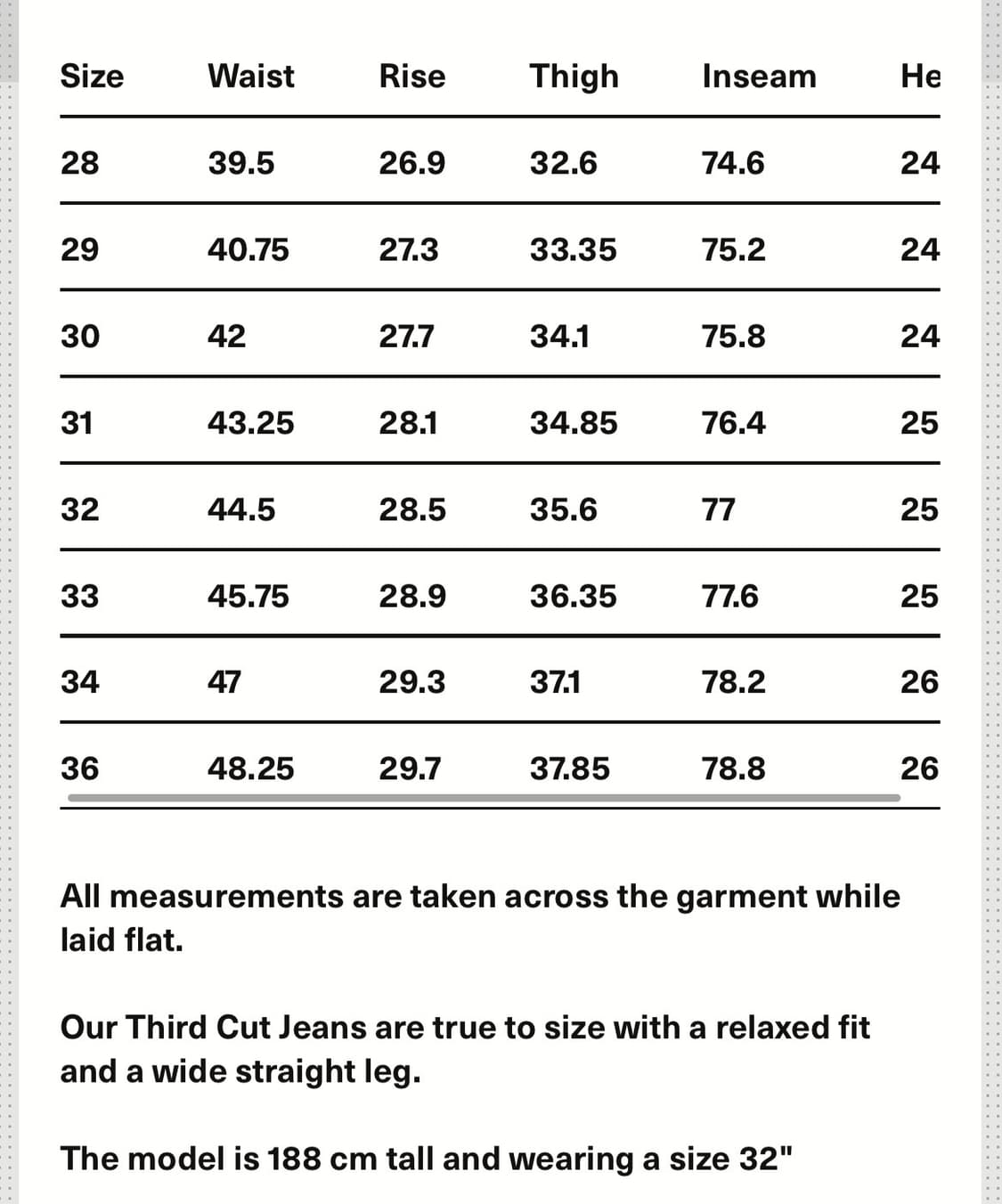 [30,31,32]아워레가시 26ss  써드컷 데님 팬츠 상품이미지7