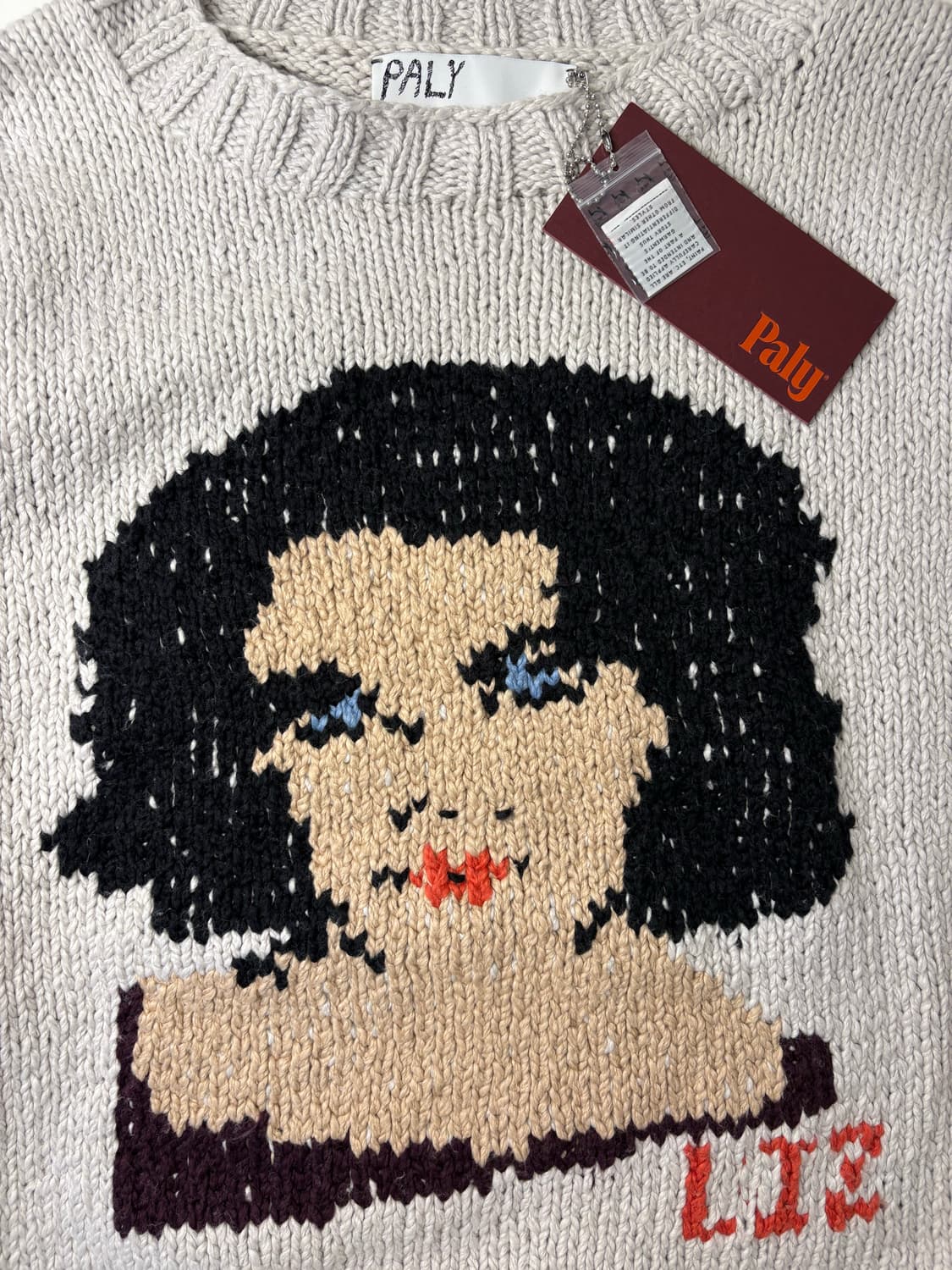 팔리할리우드 핸드 니트 스웨터 M 상품이미지4