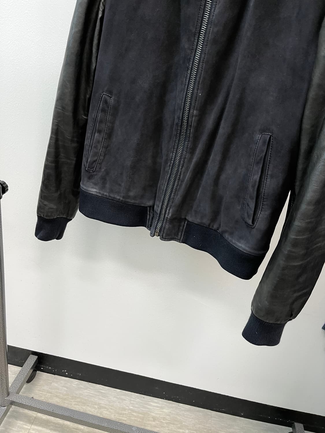 100) 캄파넬라 스웨이드 블루종자켓  상품이미지4