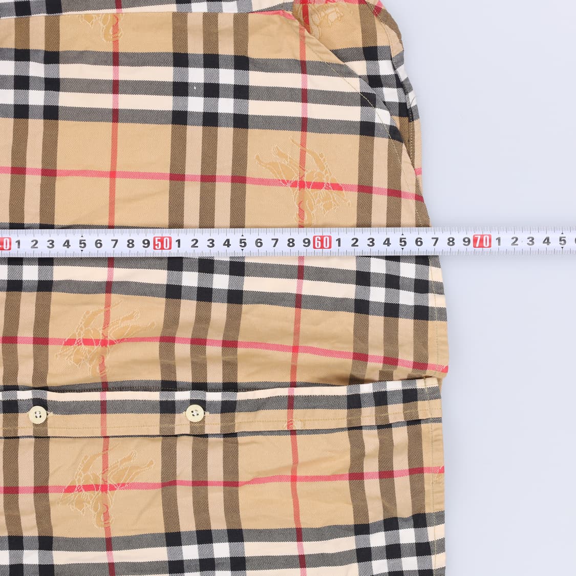 가슴단면50 노바체크셔츠 0224H1 상품이미지5