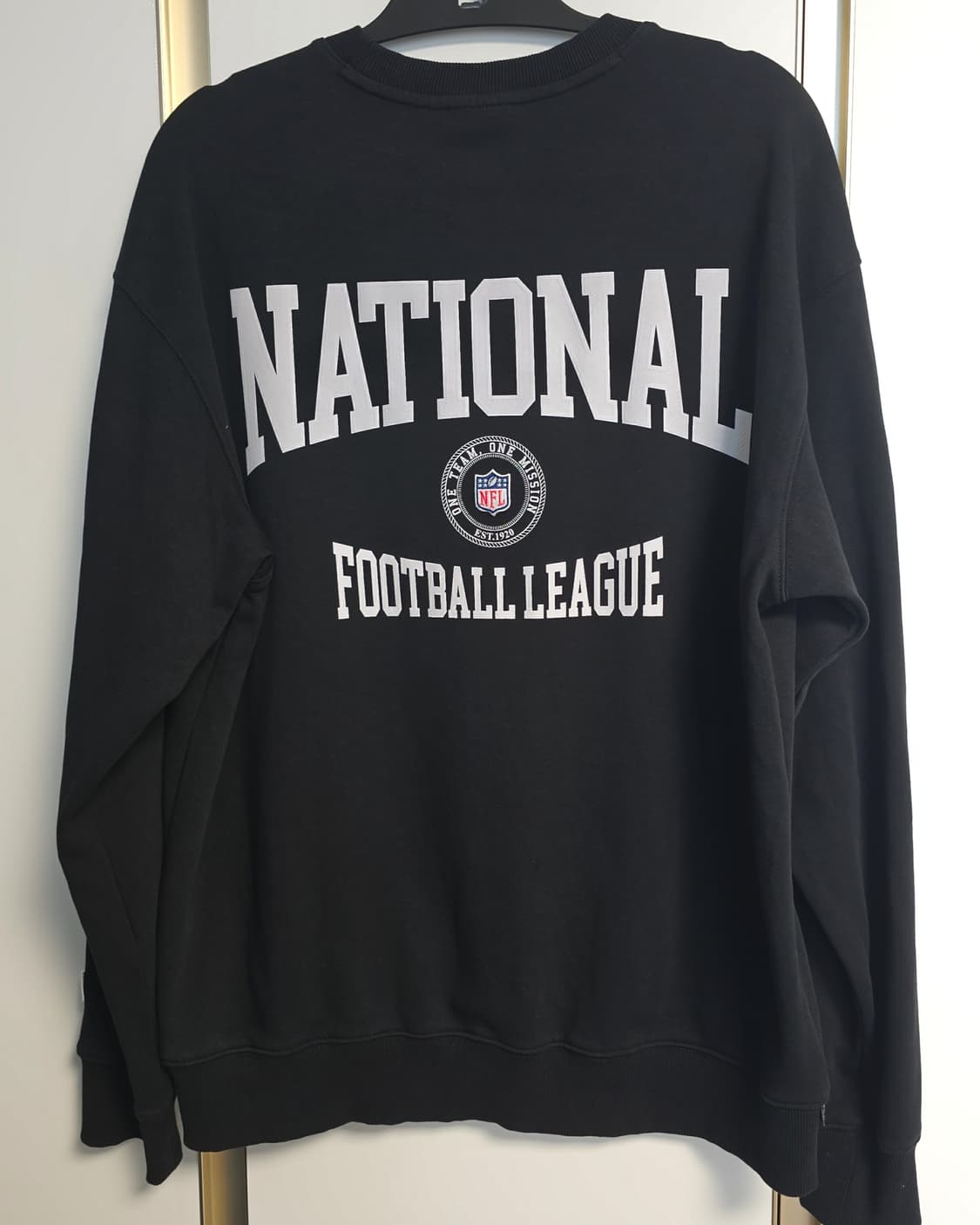 NFL 블랙 맨투맨 티셔츠 L 상품이미지2