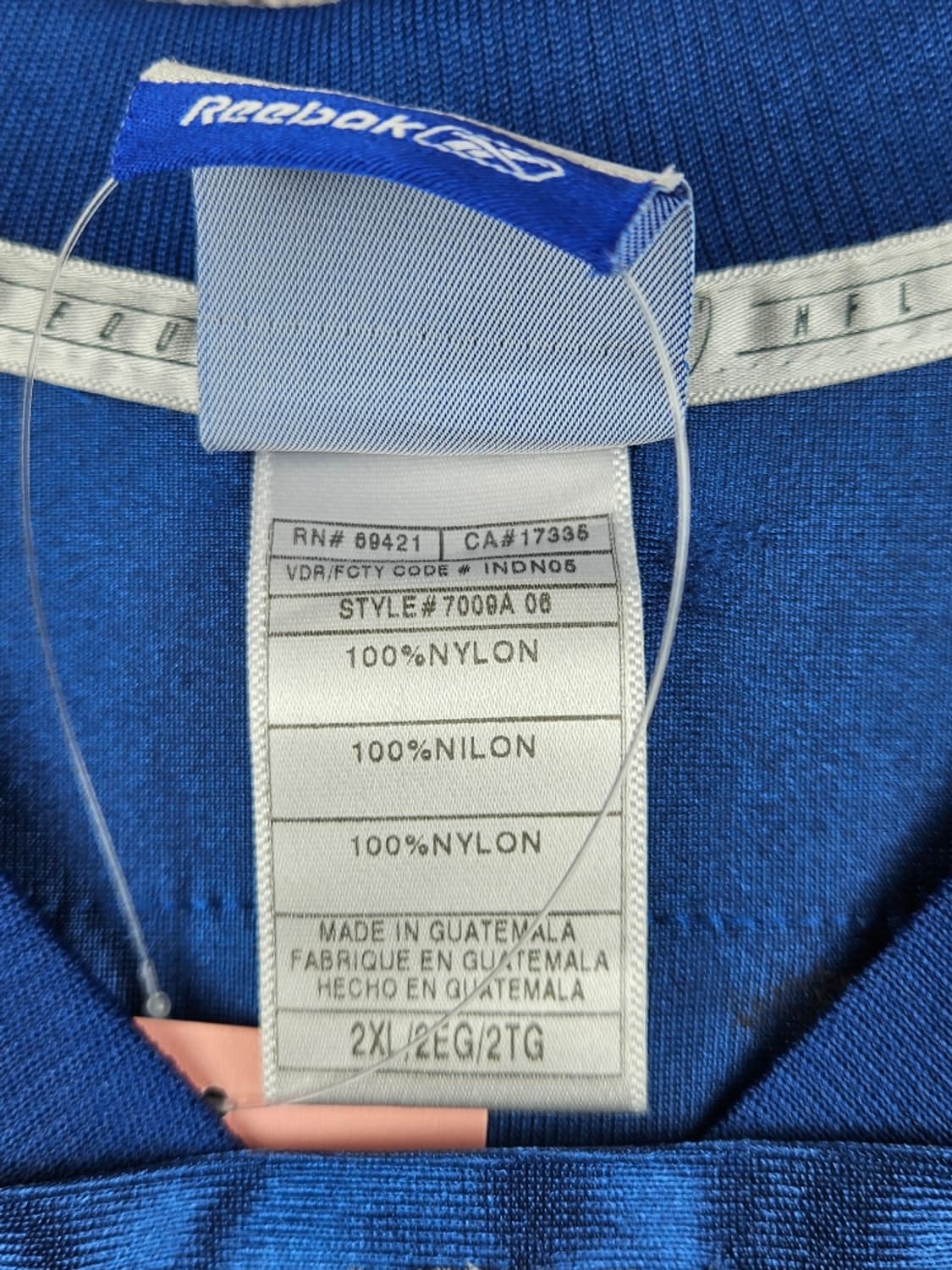 리복 NFL 풋볼 져지 유니폼 ( 2XL ) / 12547 상품이미지6