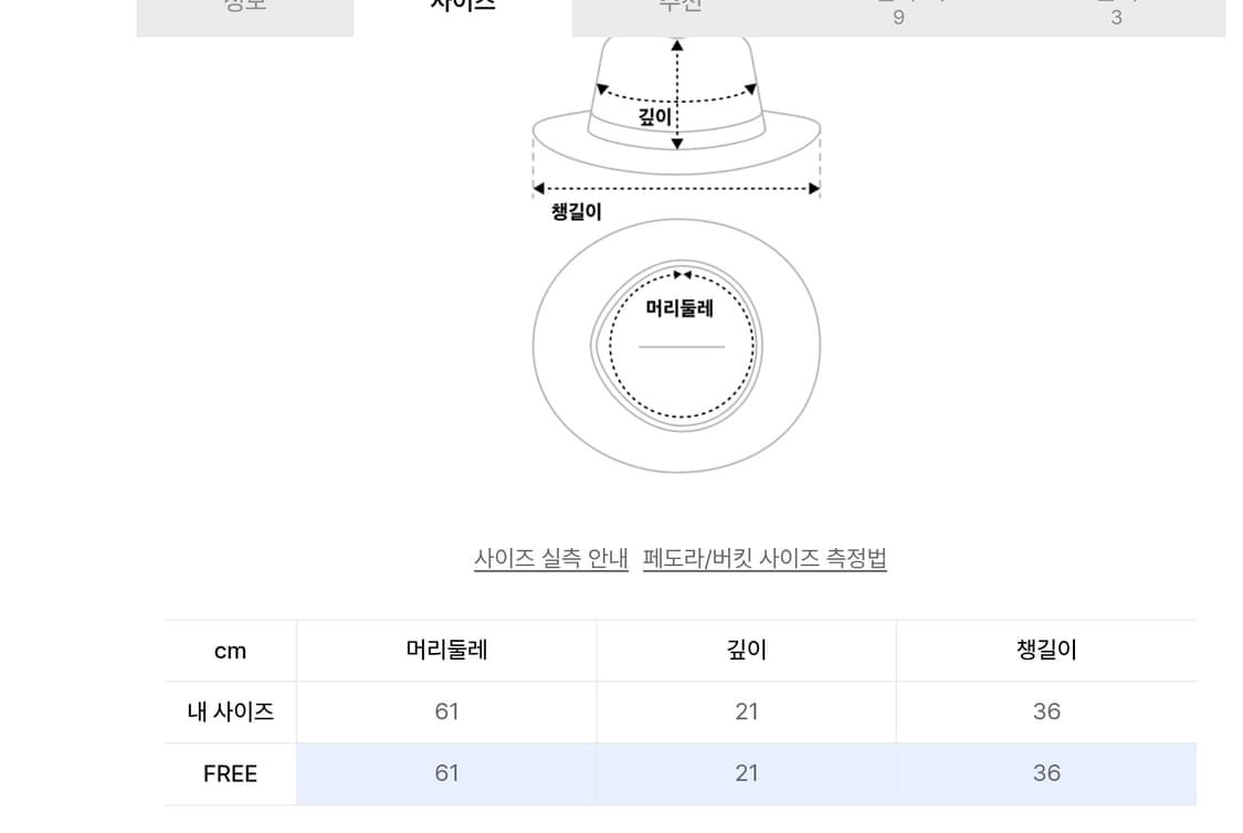 써네이 리버시블 슬라이스 버킷햇 - 다크 데님 상품이미지2