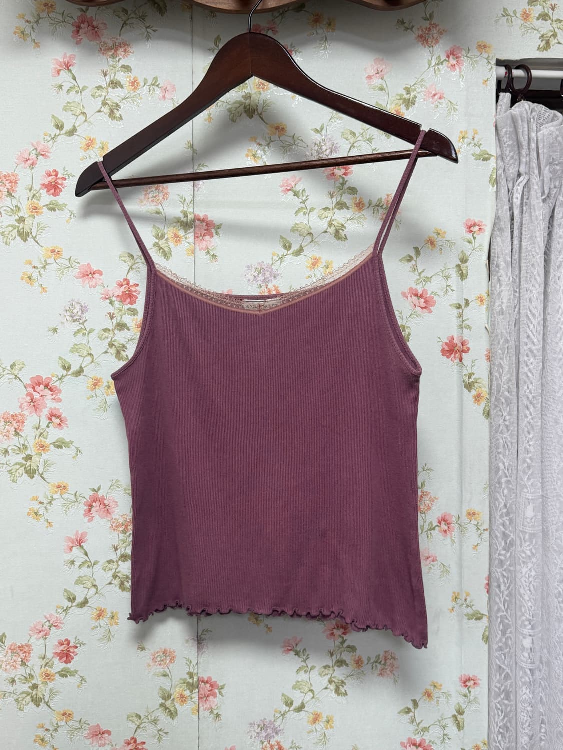 벤티지 레이스 골지 캐미솔 상품이미지1