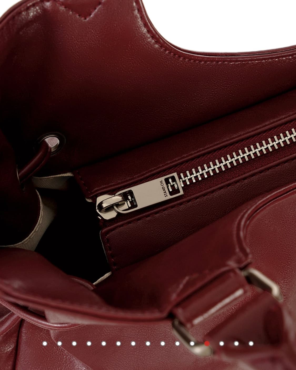 스탠드오일 브리지백 레드와인 토트백 상품이미지7