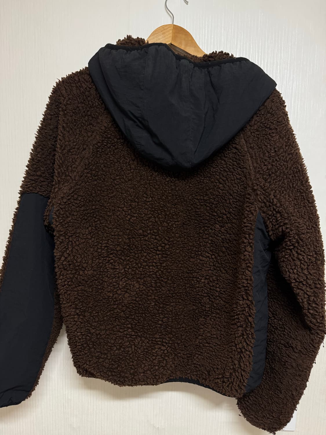 스투시 쉐르파 후드 자켓 브라운 S 상품이미지3