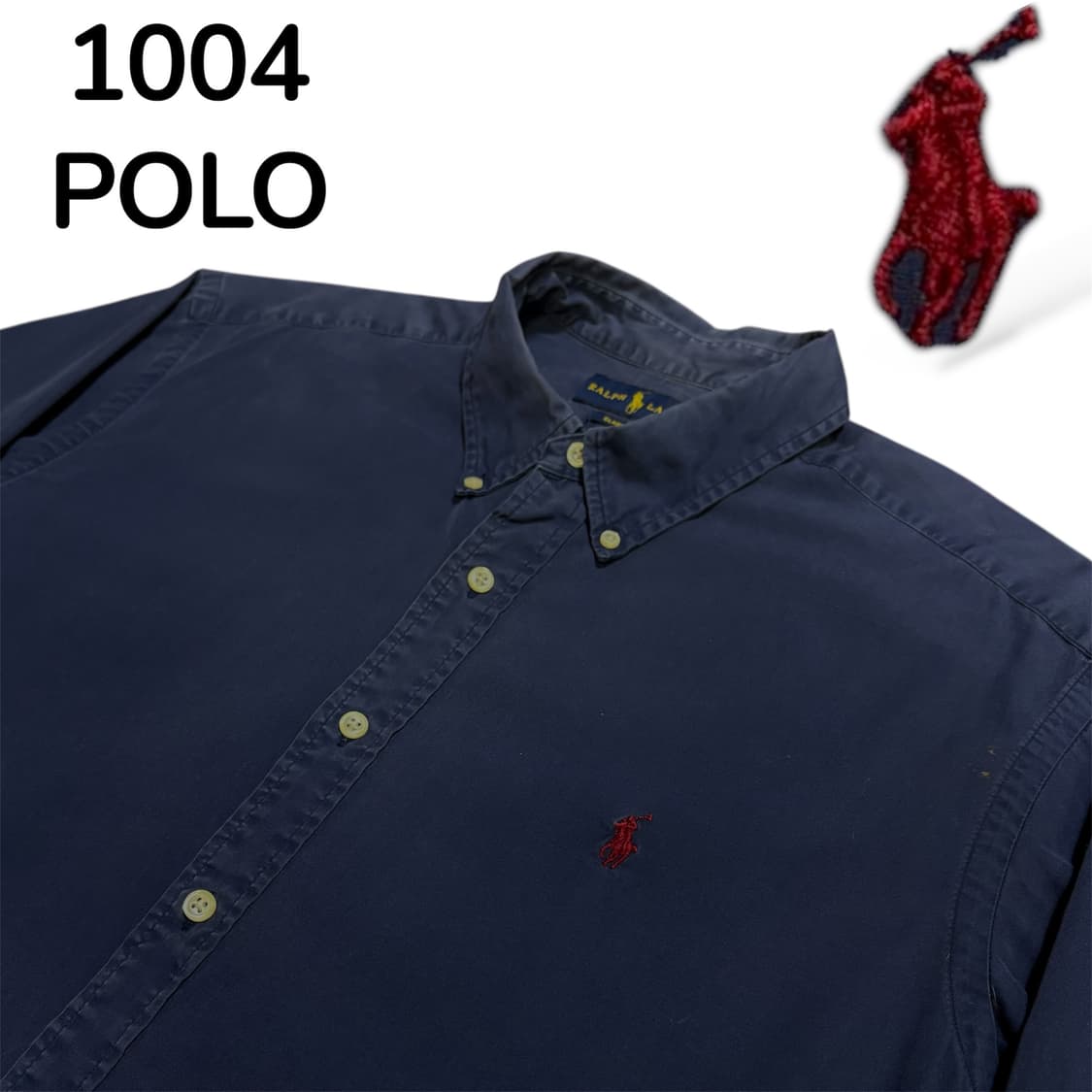 폴로 네이비 신형 클래식핏 솔리드 셔츠 XL 상품이미지4