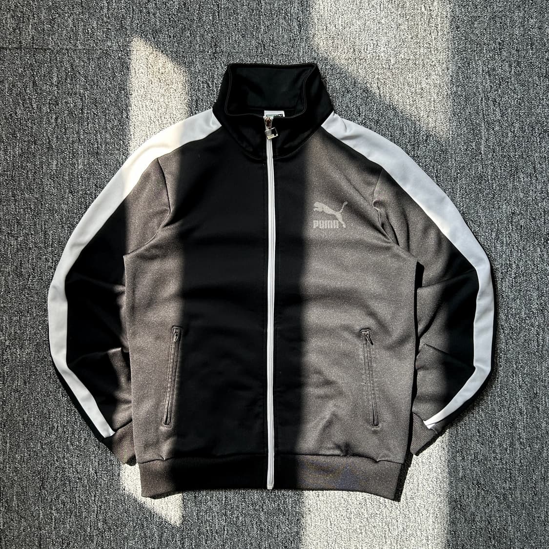 퓨마 블랙 사이드라인 트랙탑 져지  상품이미지1