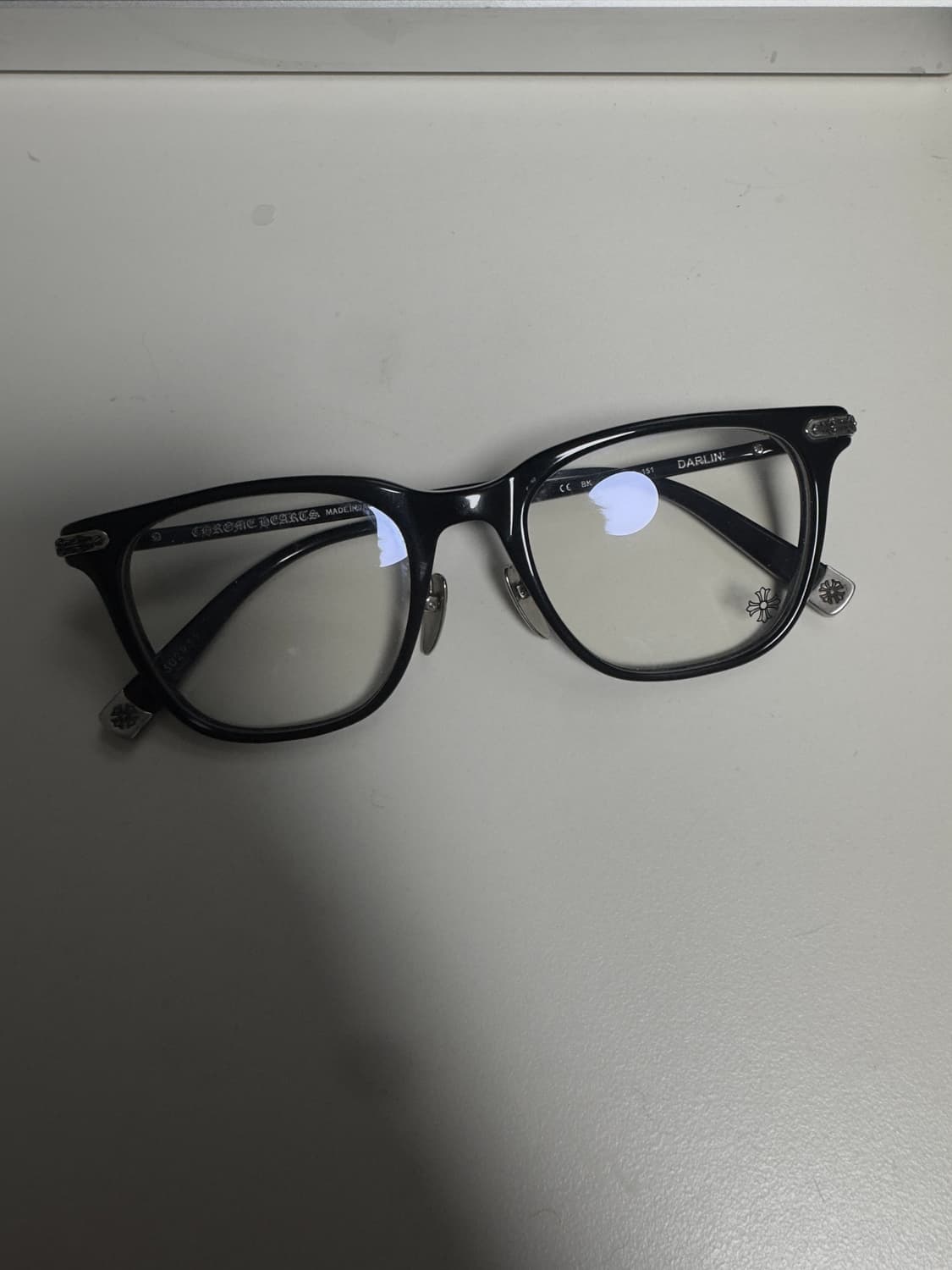 [정품] 크롬하츠 달린 안경 블랙 실버 풀구성 상품이미지2