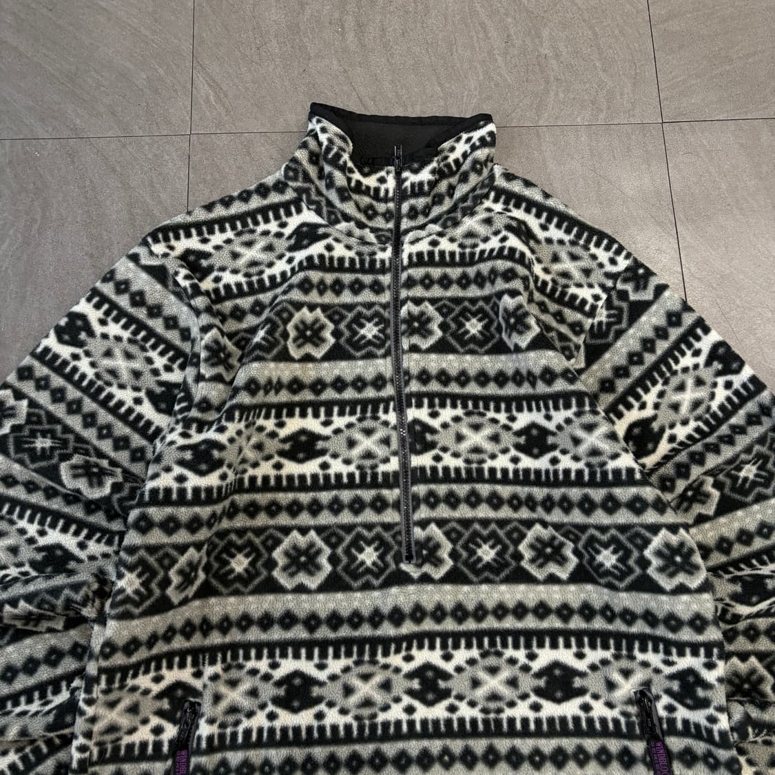 90s L.L.bean 90년대 생산 엘엘빈 아즈텍 플리스 신칠라 상품이미지3