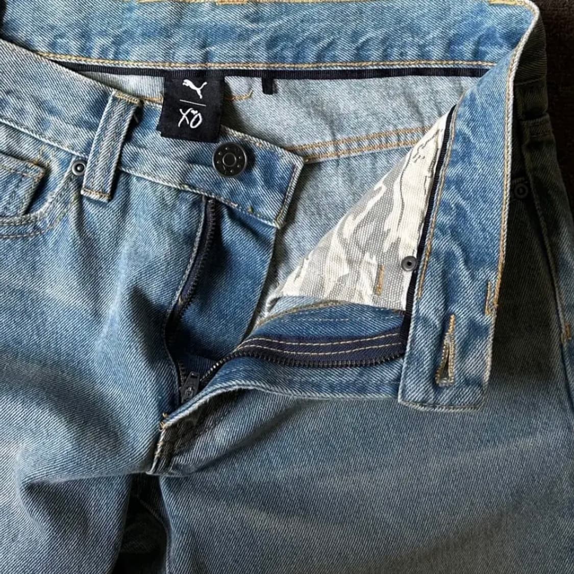 PumaxXO 리프드 대미지 진 상품이미지3