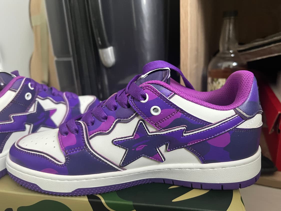 BAPE 47378722 퍼플카모 270 풀박스 상품이미지1