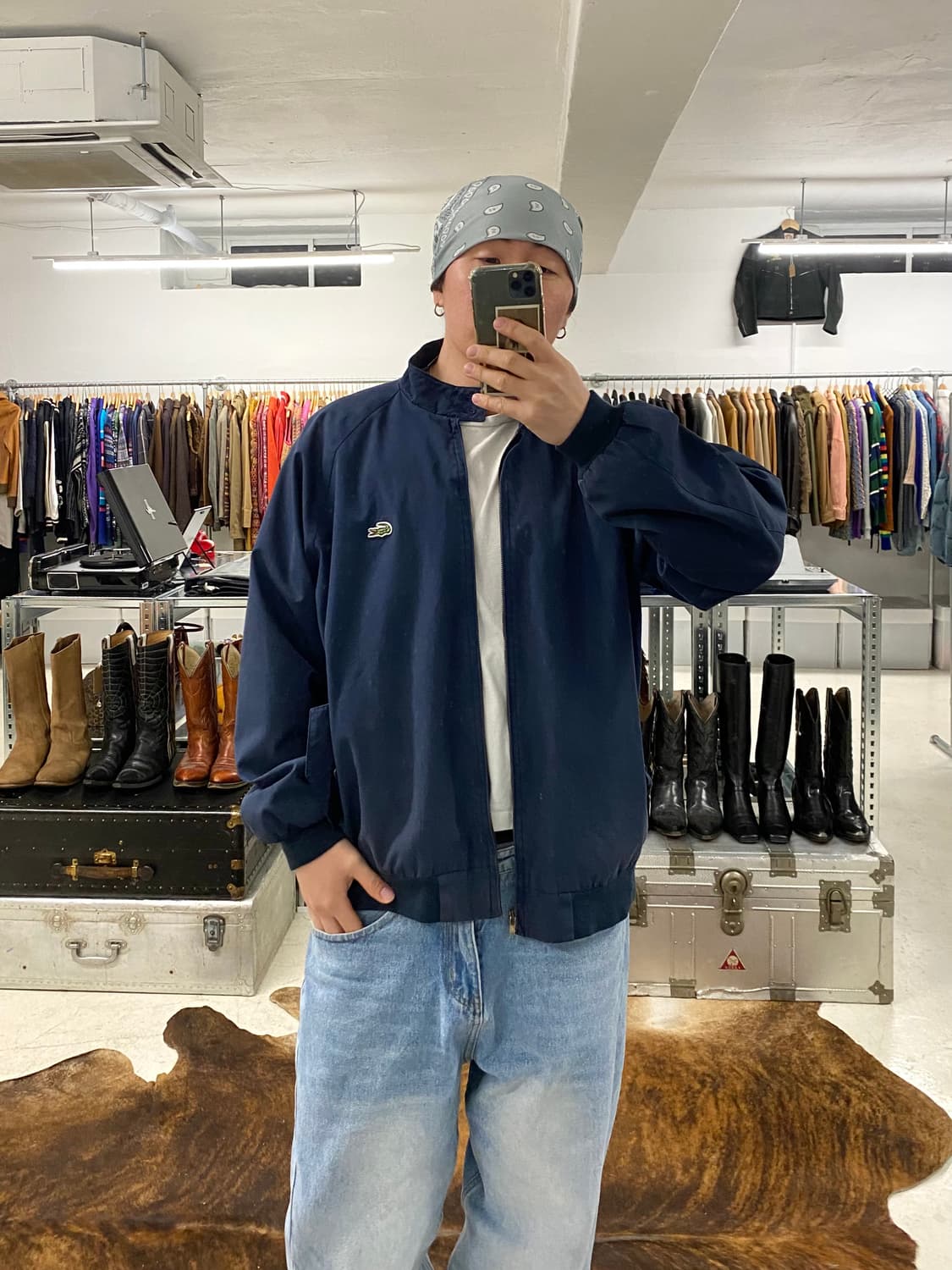 80~90's IZOD LACOSTE harrington jacket 상품이미지9