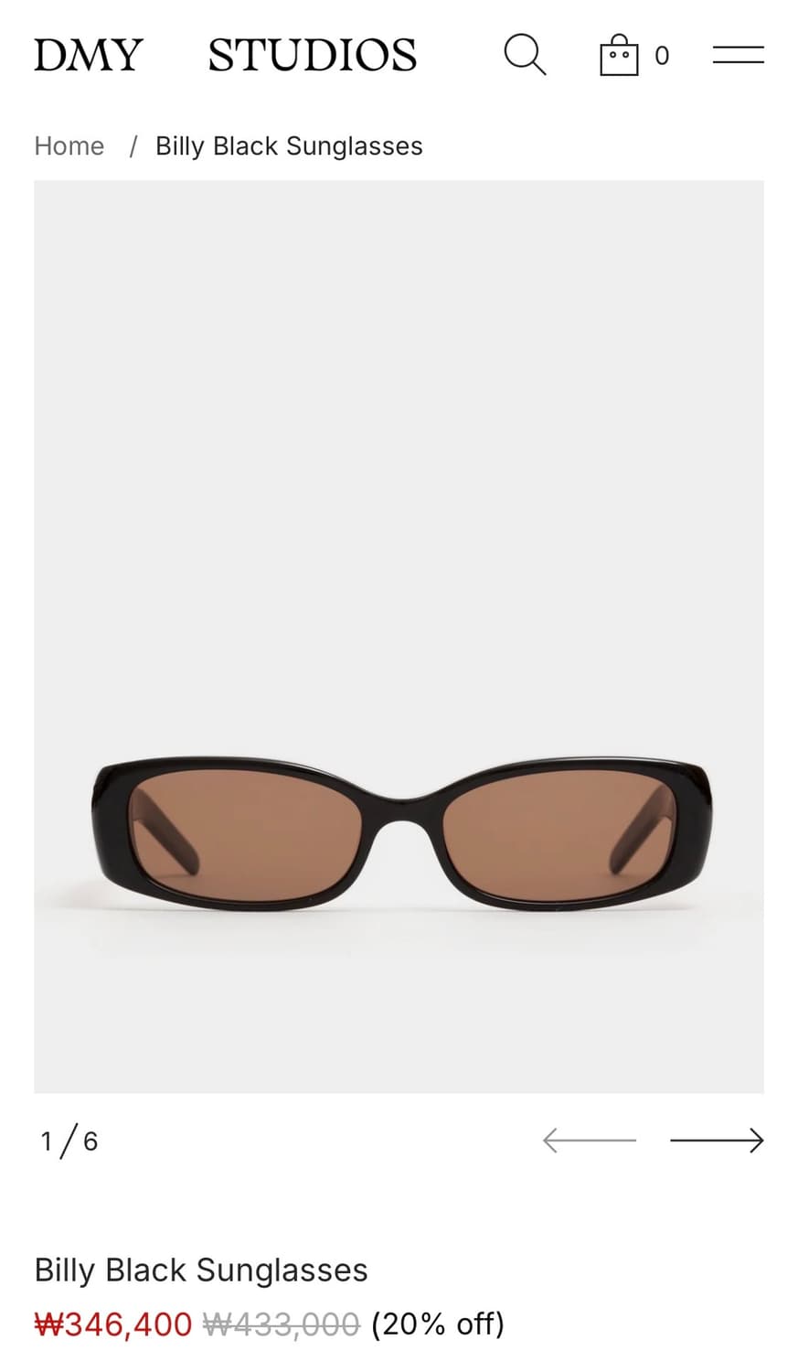 DMY BY DMY Billy (블랙)_선글라스 상품이미지1