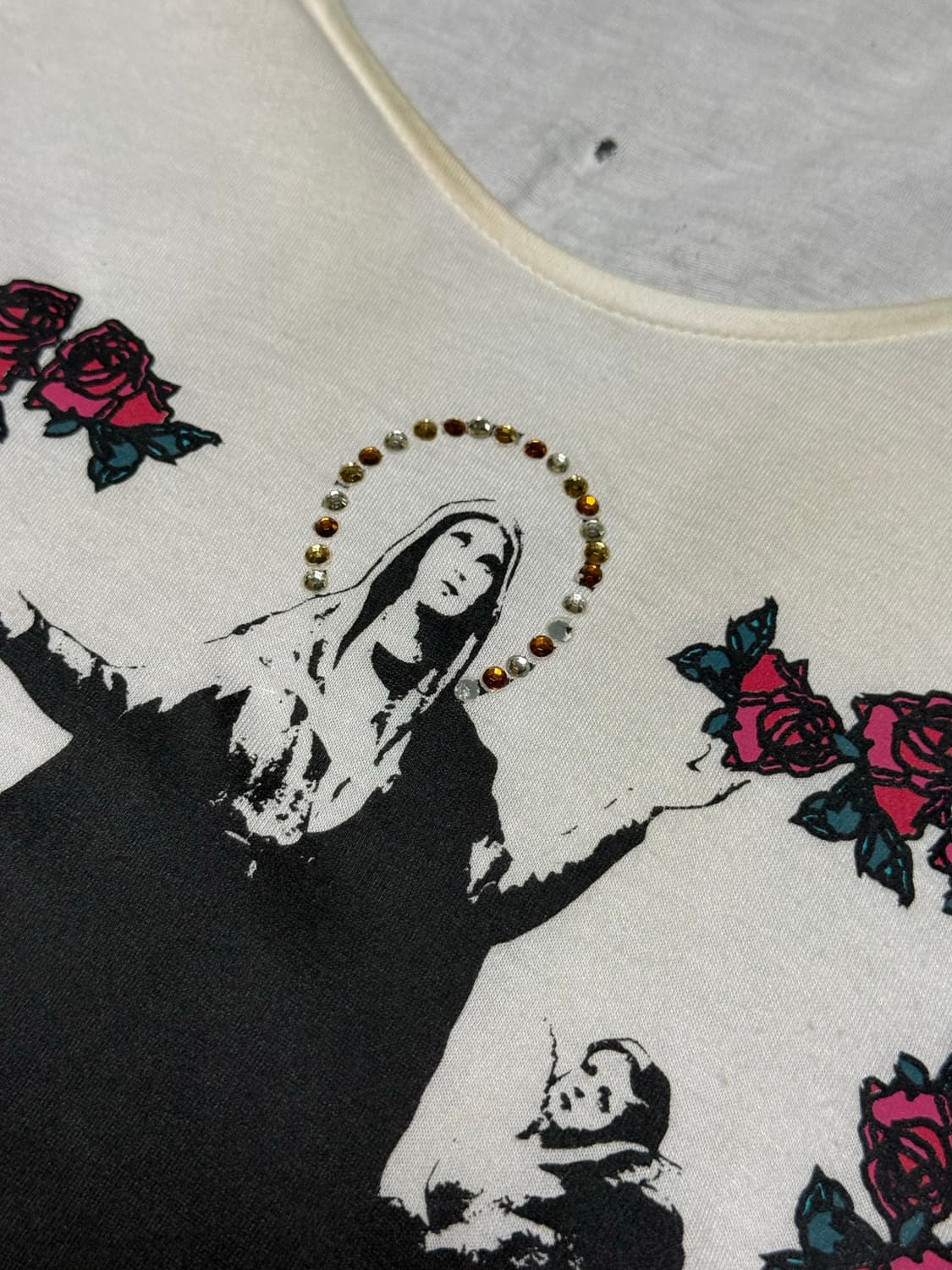 Vkei 스타일 프린팅 민소매 JP vtg 상품이미지5