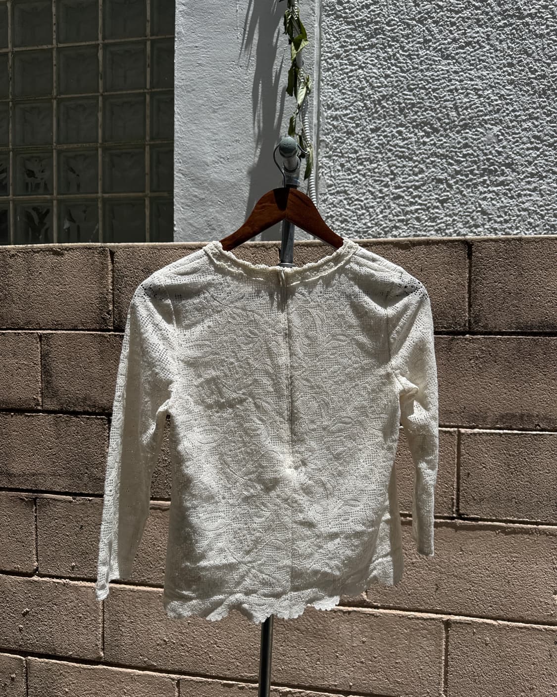 VINTAGE WHITE LACE TOP 상품이미지3