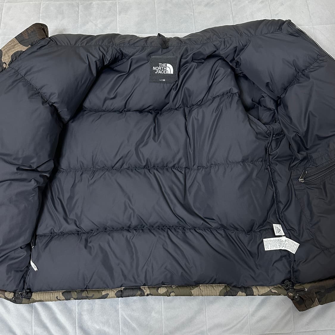 [L] 노스페이스 눕시 우드랜드 카모 패딩 상품이미지3