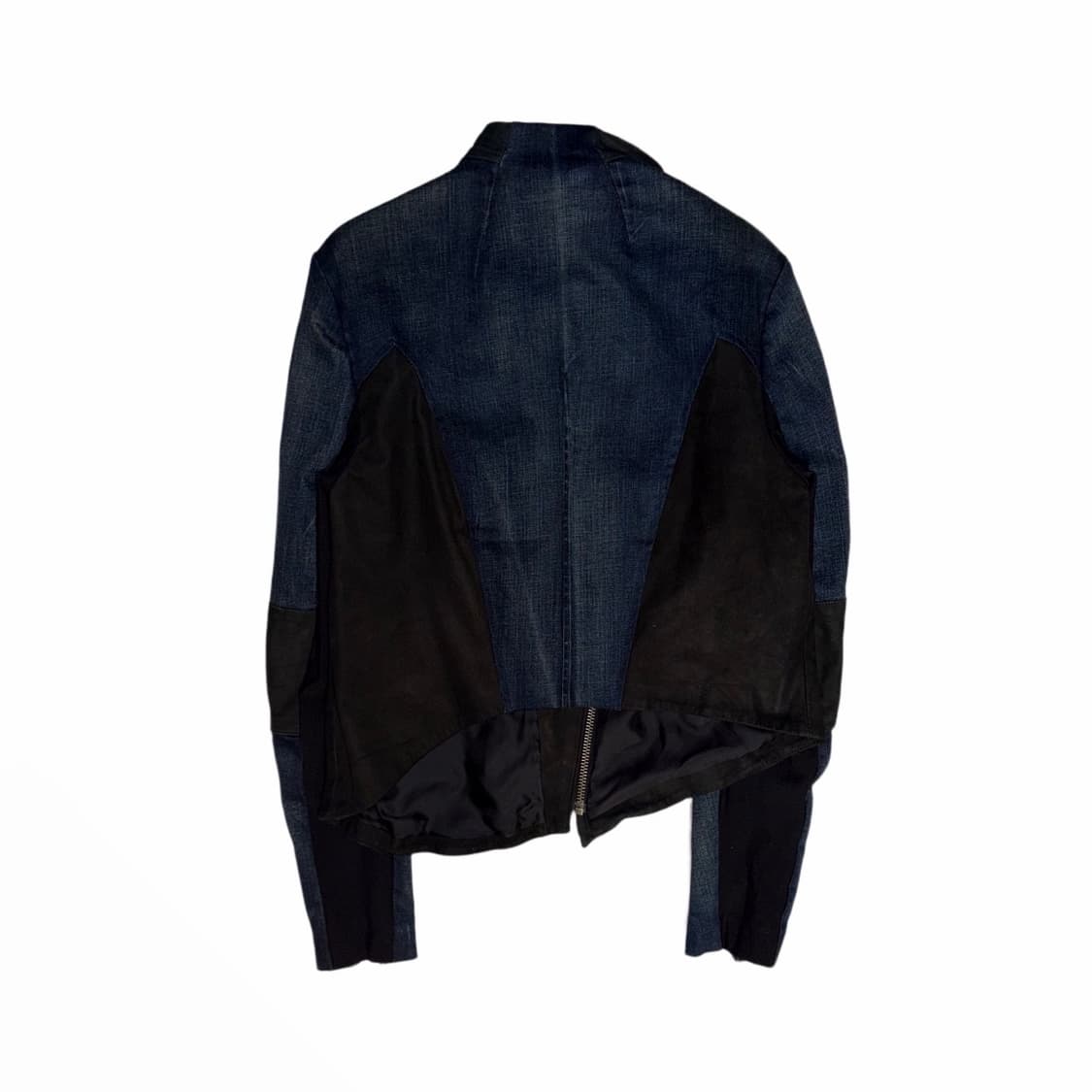Helmut lang Denim Leather Biker Jacket 상품이미지3