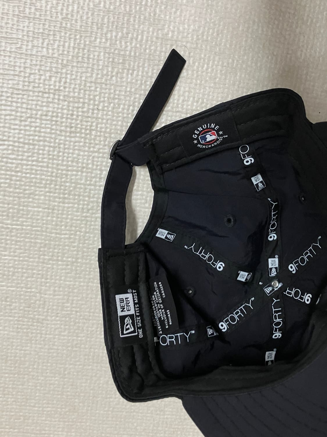 뉴에라 미니 로고 나일론 볼캡 블랙 상품이미지4