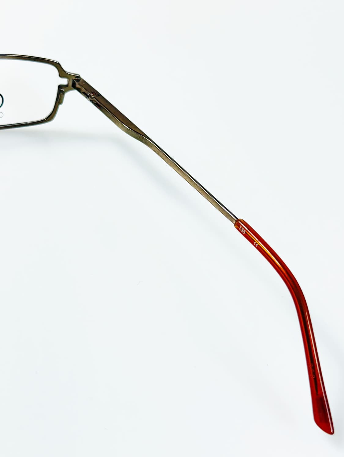 캘빈클라인 브라운 메탈 슬림 스퀘어 데드스탁 빈티지 안경 상품이미지6