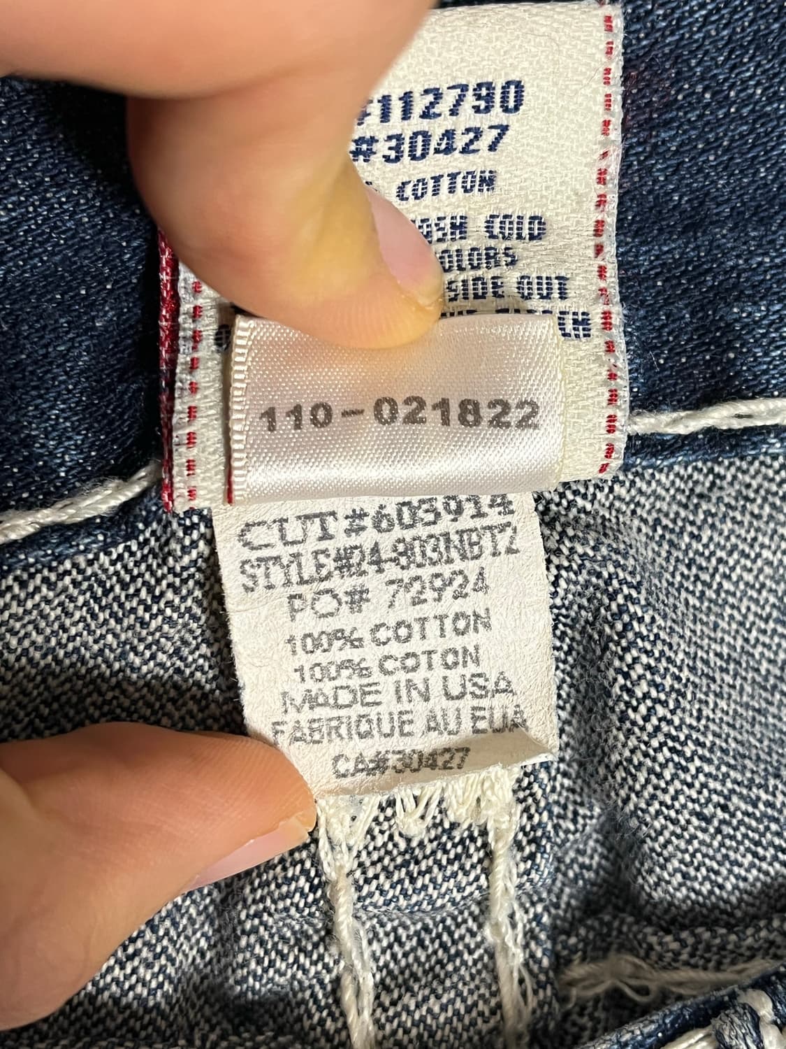 트루릴리젼 32 부츠컷 데님 상품이미지6