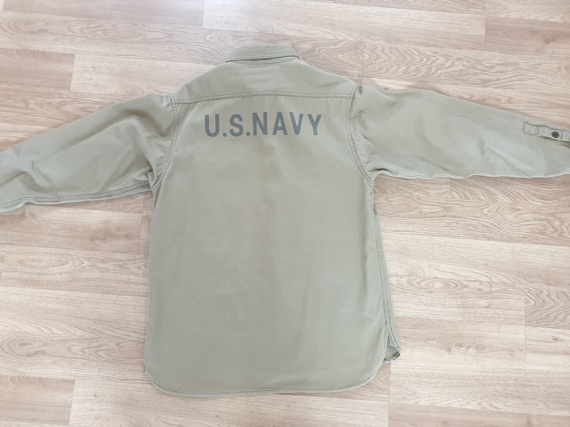 쿠쉬맨 헤링본 유틸리티 셔츠 XL사이즈 상품이미지2