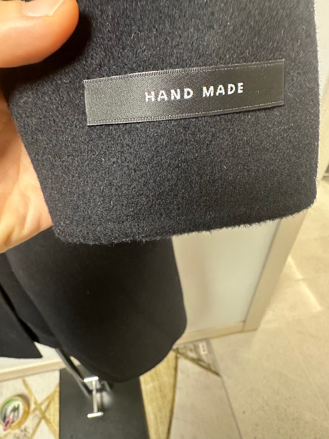 melbon 멜본  핸드메이드  빅카라  코트 -새상품 상품이미지5