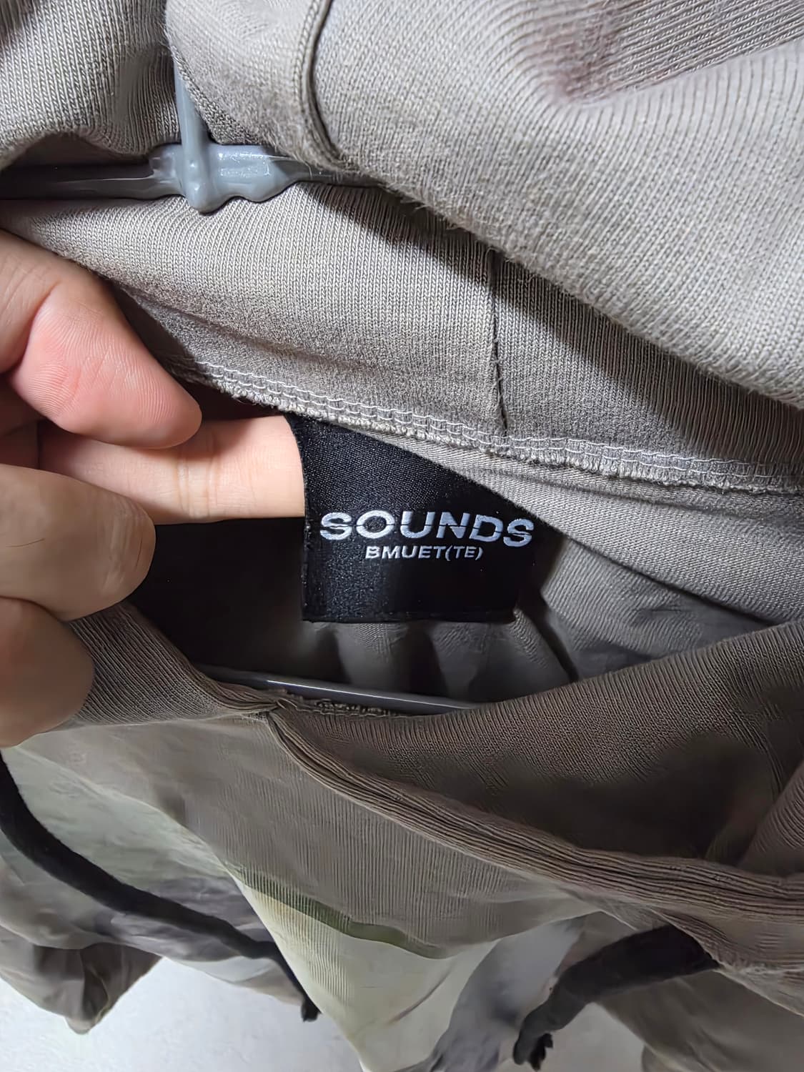 Sounds bmuette 비대칭 갤러리 후드 그레이 xl 상품이미지3