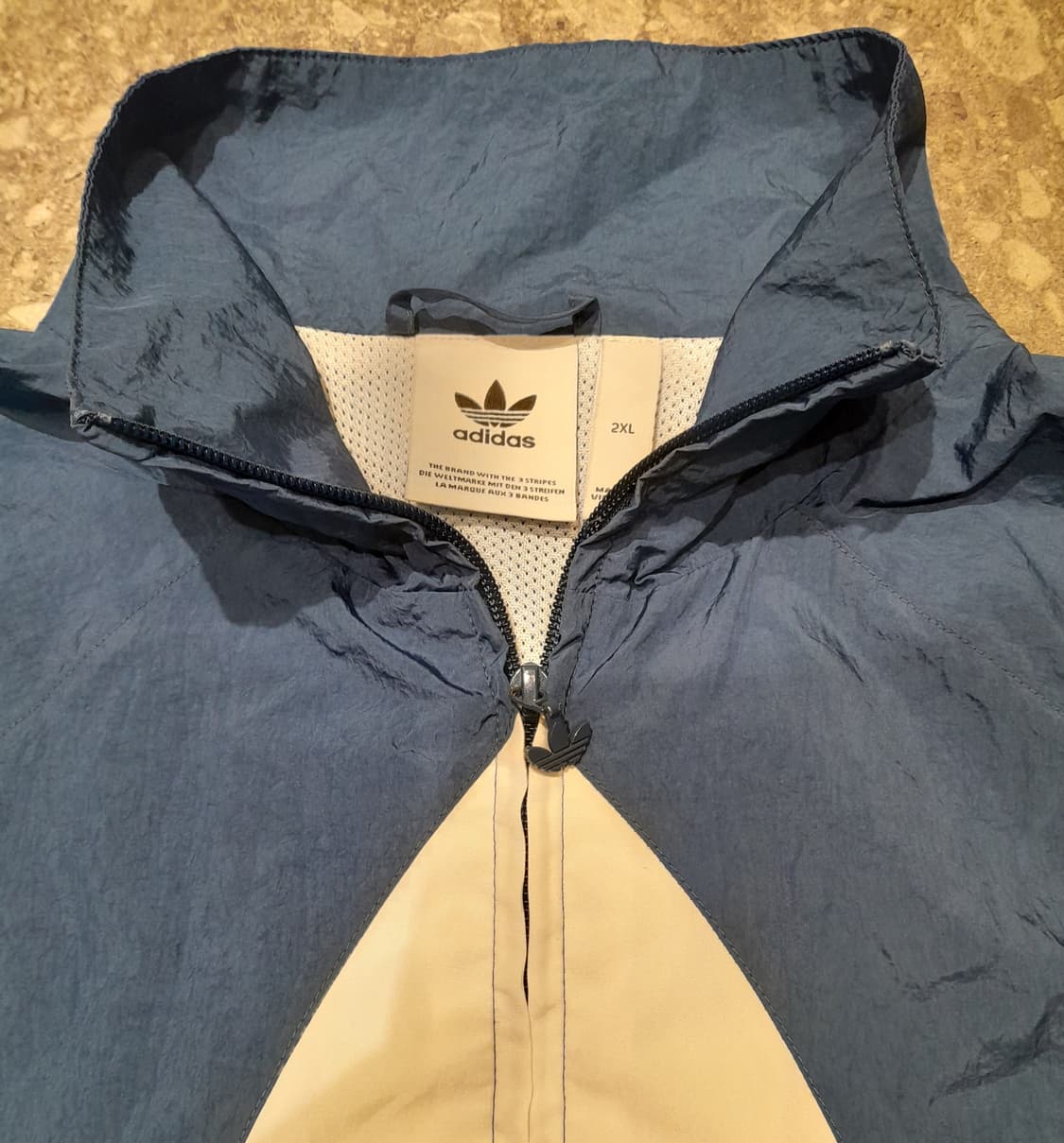 💥아디다스 트레포일 윈드브레이커 바람막이 자켓 네이비 (XXL) 상품이미지5