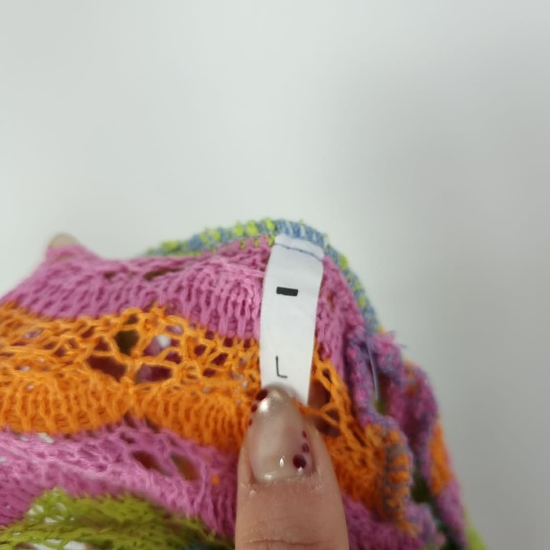 [오일릴리] 에스닉 스트라이프 패턴 니트 가디건 P01508 상품이미지9