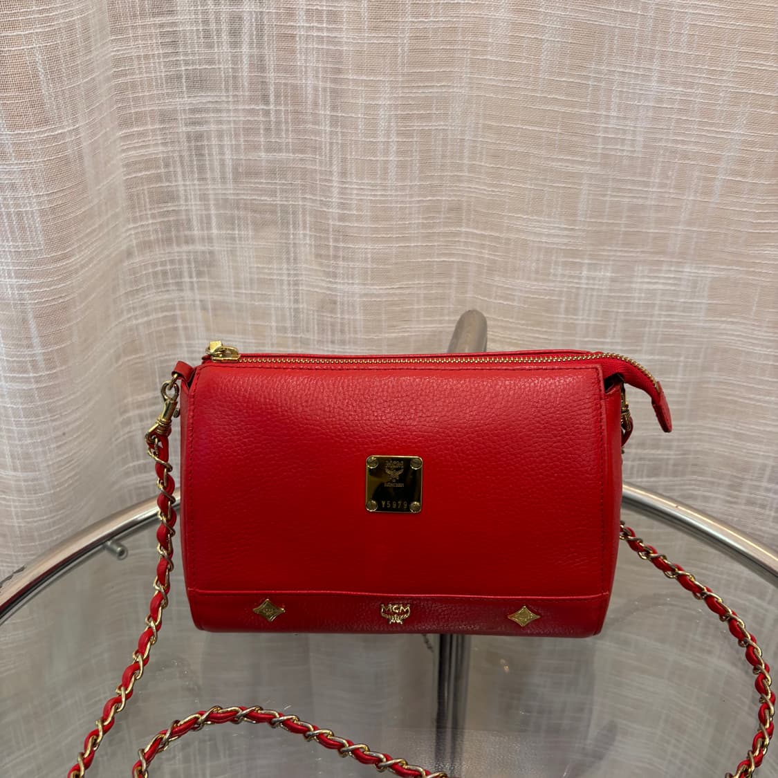 정품 MCM 금장 체인 크로스백    상품이미지2