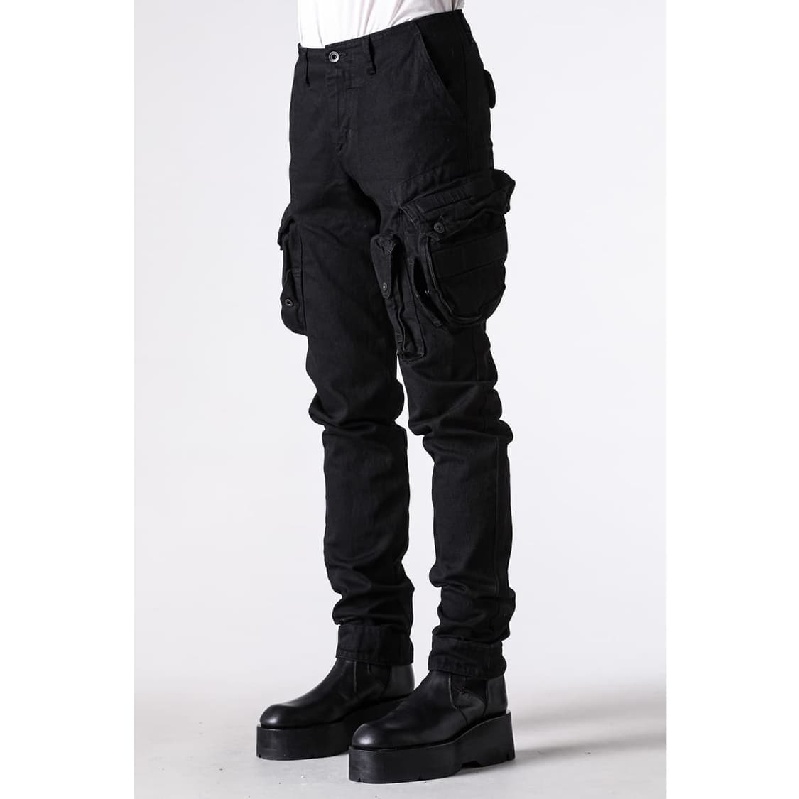 새상품 율리우스 10oz 슬림배기 블랙트라우저 2사이즈 상품이미지2