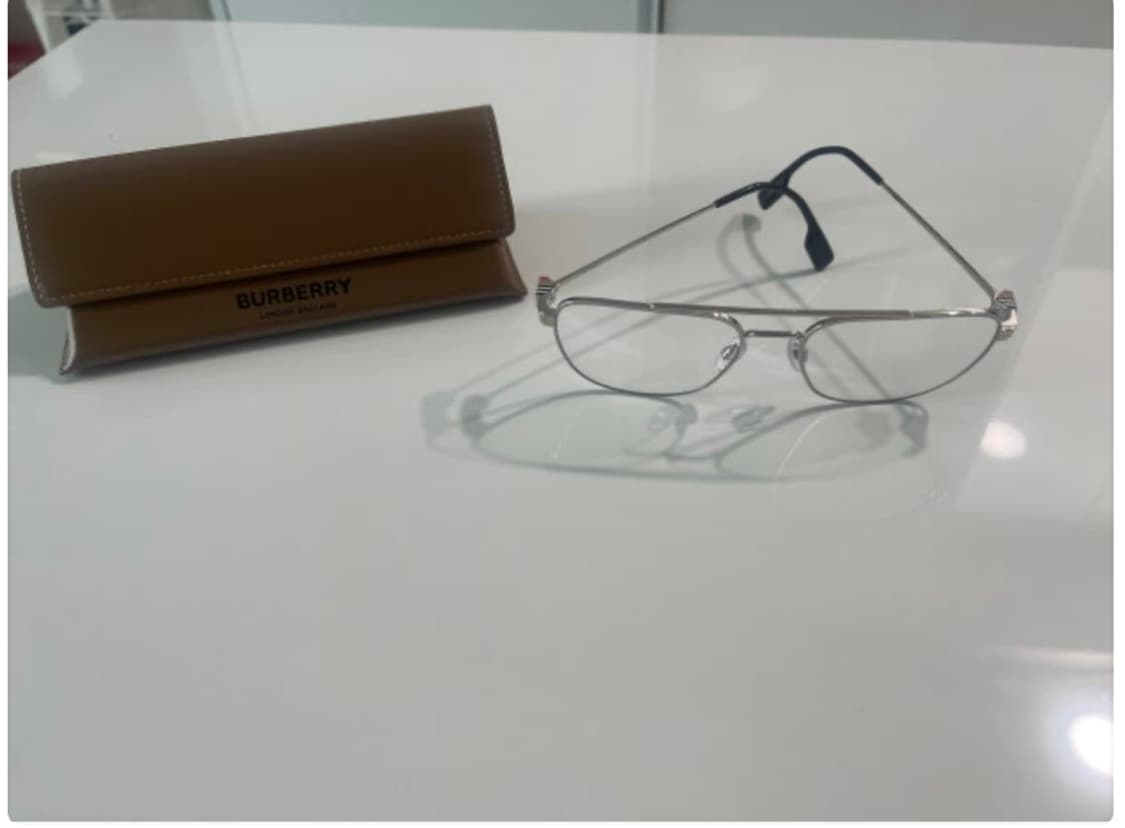 투브릿지 은테안경 실버 BURBERRY BE1377 상품이미지2