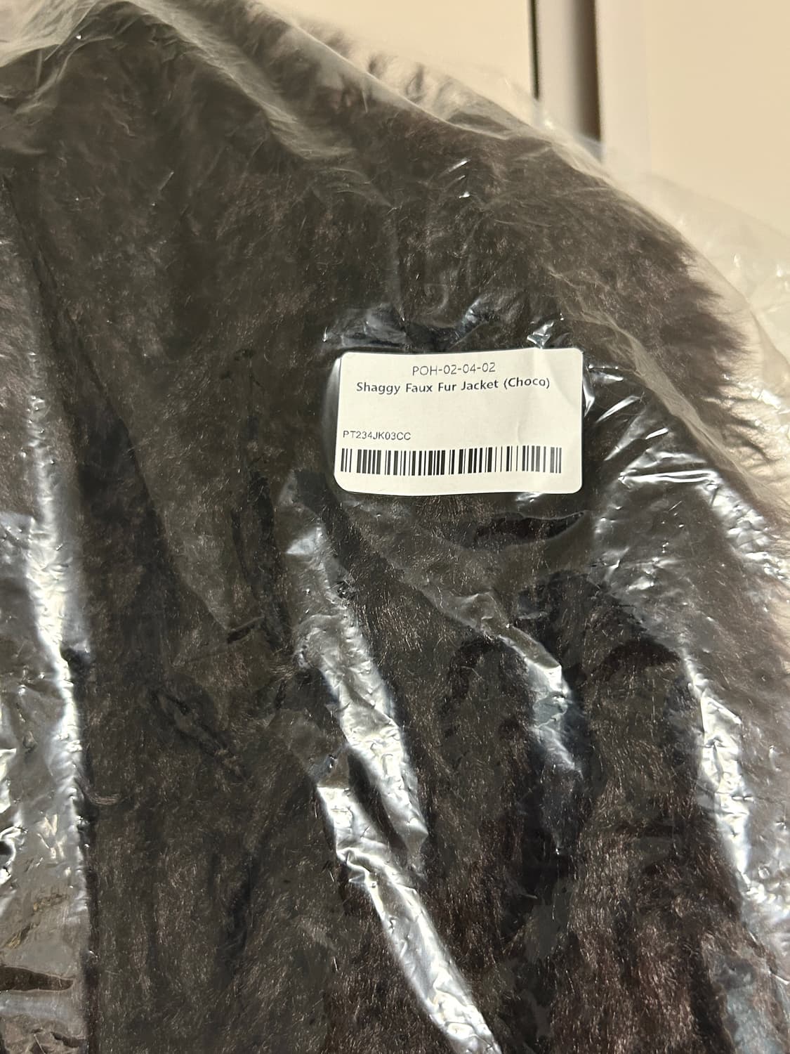 포니테일 ponytail shaggy 퍼 재킷 상품이미지9