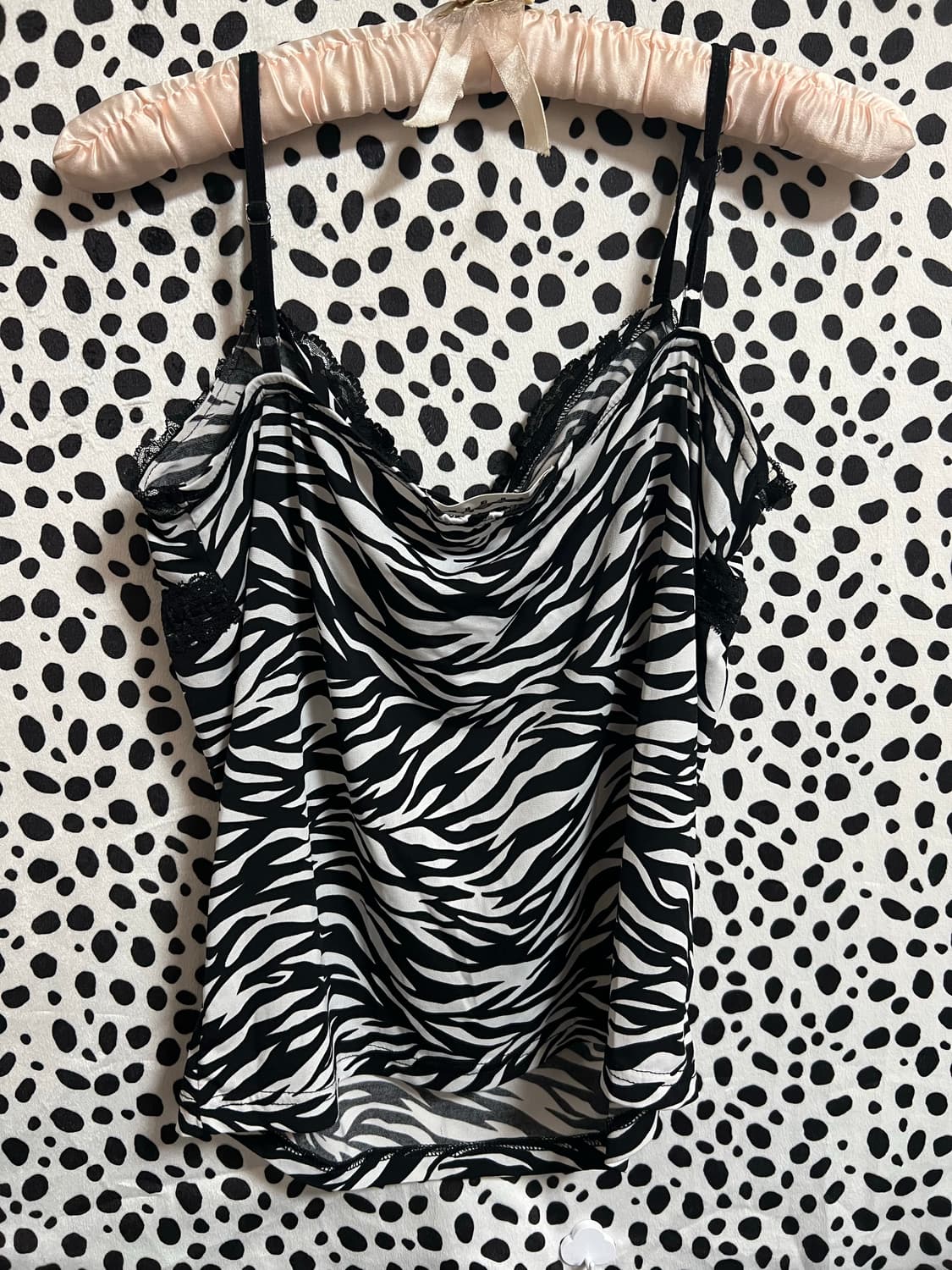 오네갸루 지브라 나시 슬리브리스 탑 상품이미지2