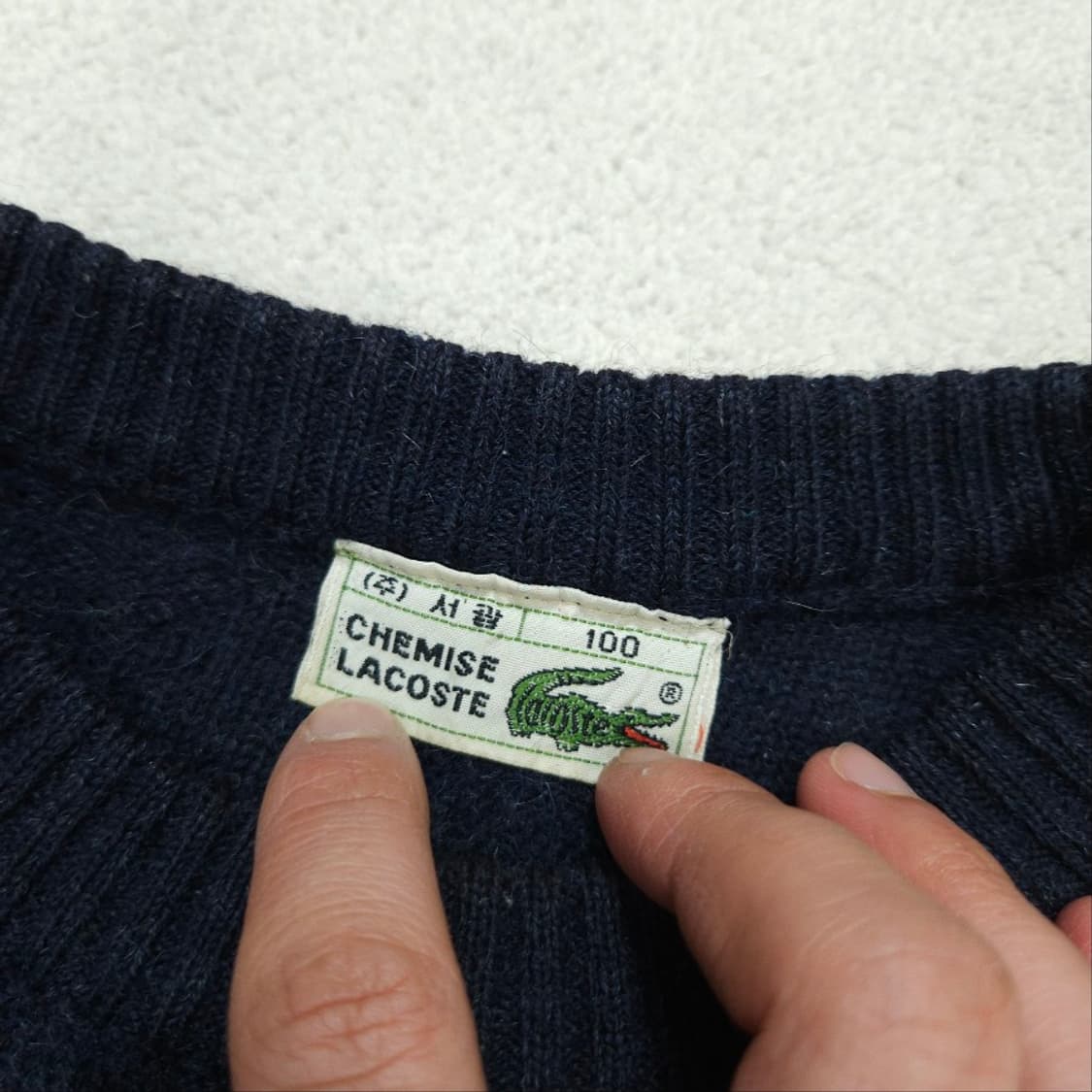 라코스테 울 니트 100 상품이미지5