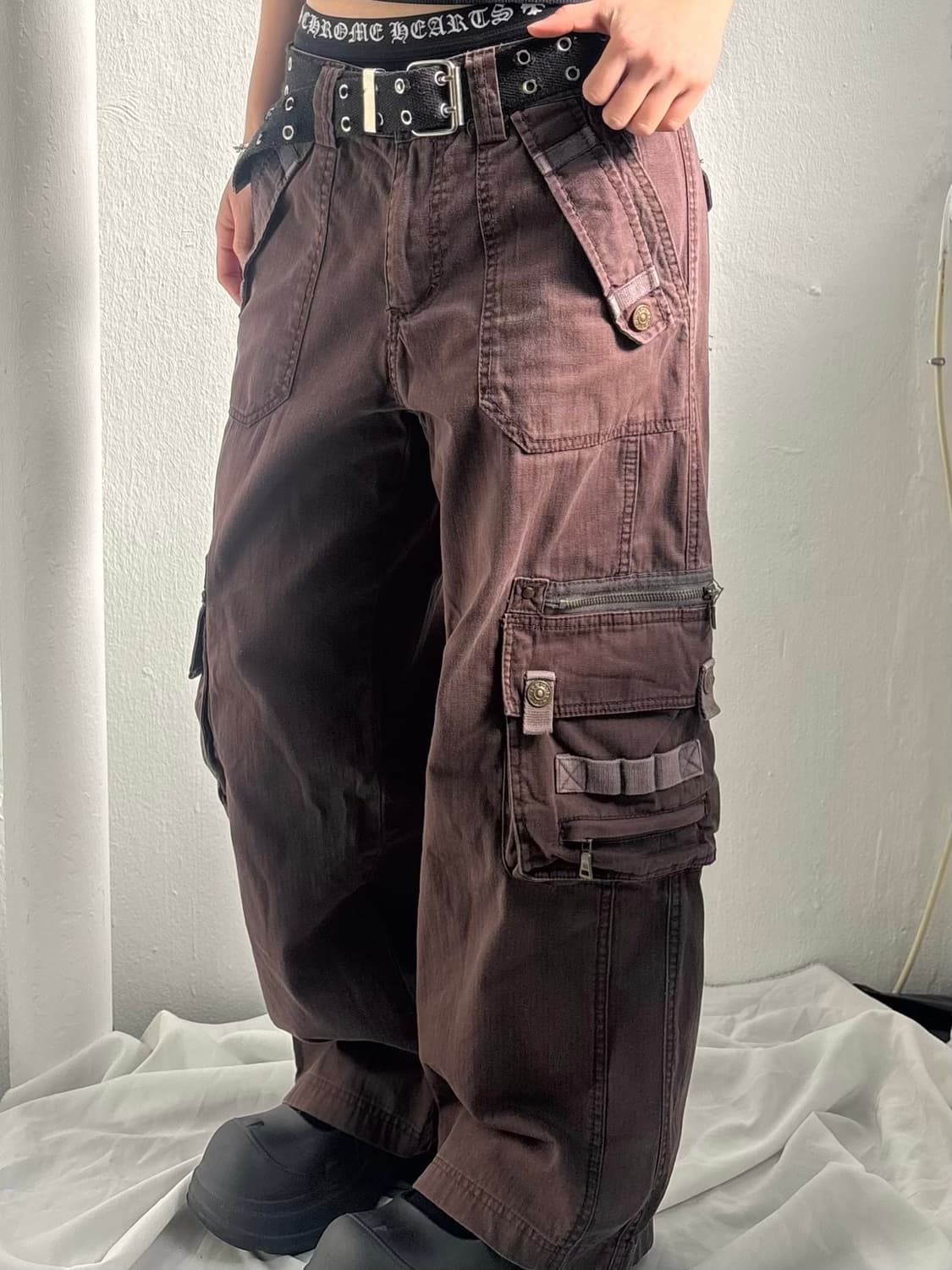 Vintage Brown Cargo Pants 상품이미지3
