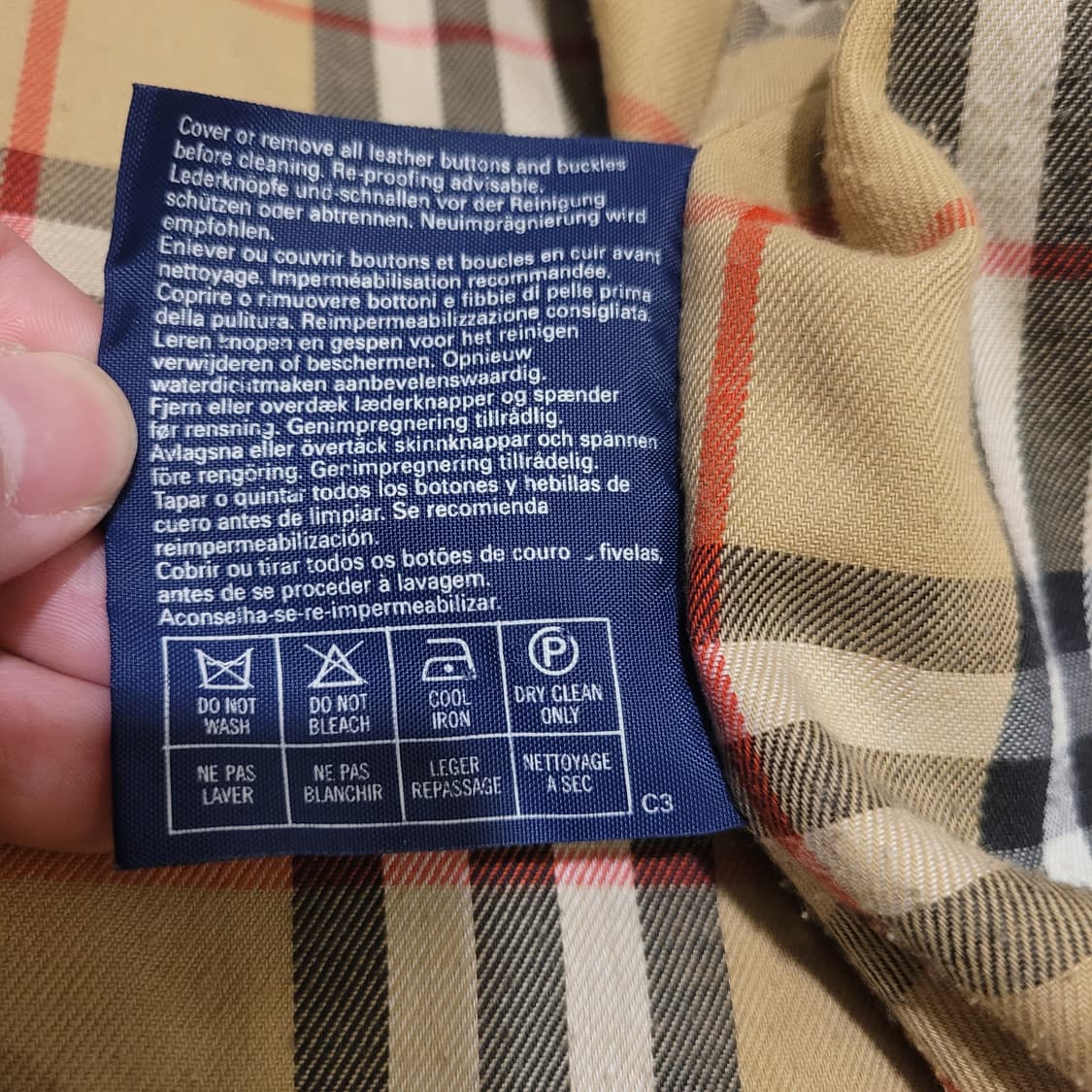 버버리 블루종 자켓 105 상품이미지9