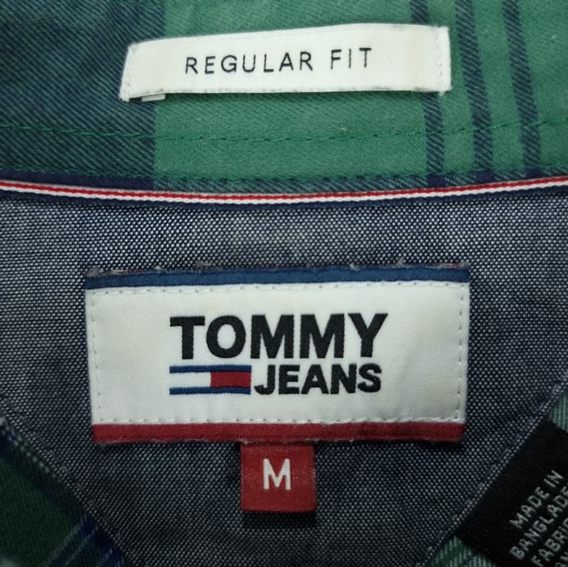 [타미힐피거] 로고 자수 빈티지 체크 셔츠 M19342 상품이미지8