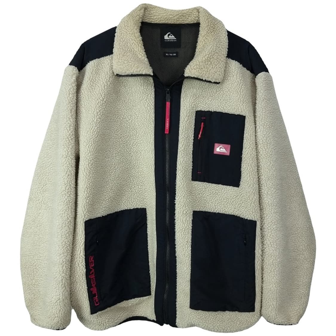 [퀵실버] 로고 패치 쉐르파 플리스 집업 자켓 M17618 상품이미지2