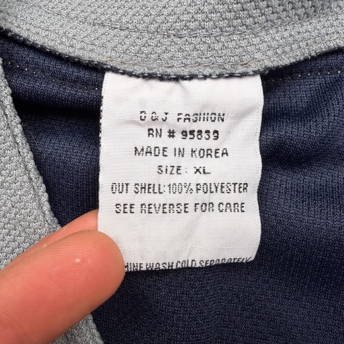 VTG 댈러스 카우보이스 네이비 반팔 유니폼 져지 XL 상품이미지7