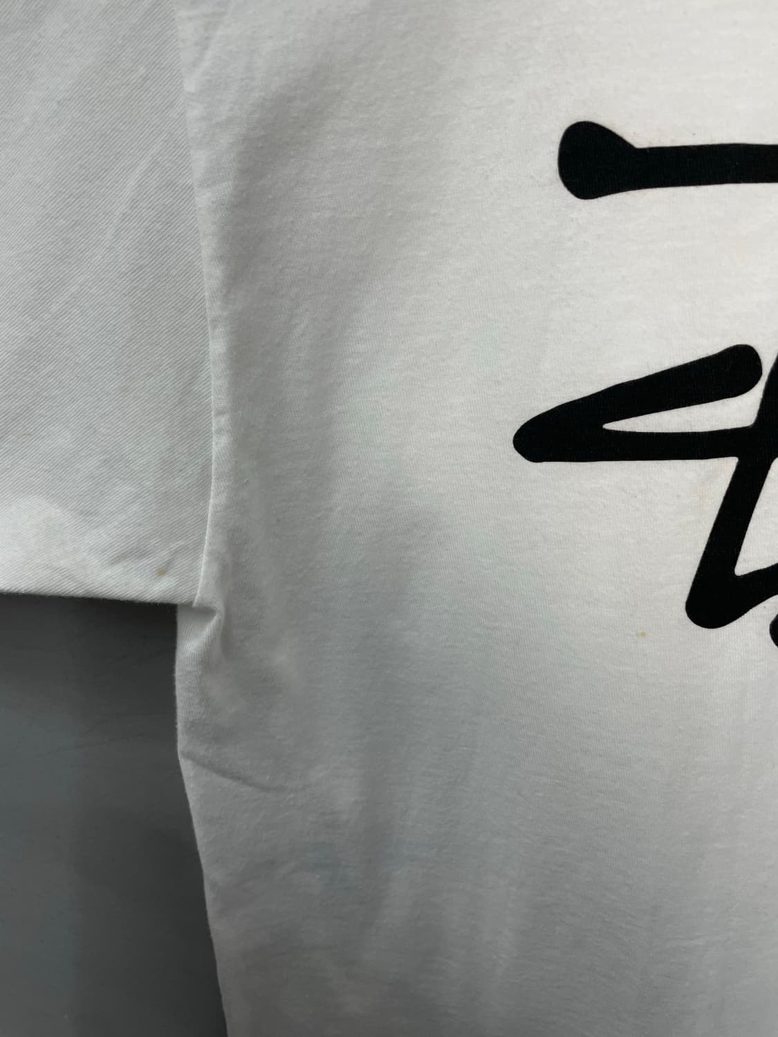 스투시 베이직 로고 화이트 반팔 H2574 상품이미지8