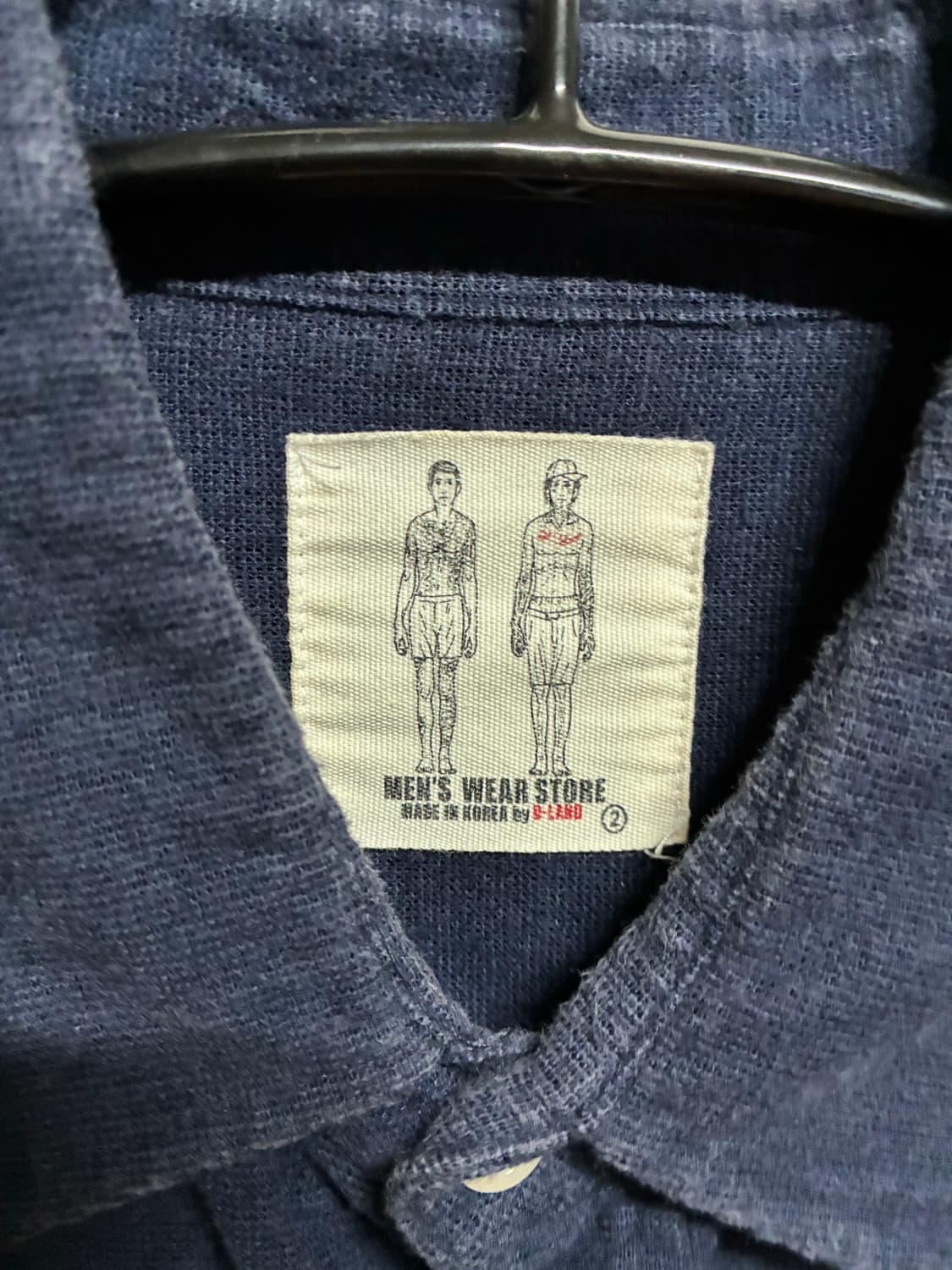 네이비 셔츠 L/100 상품이미지3