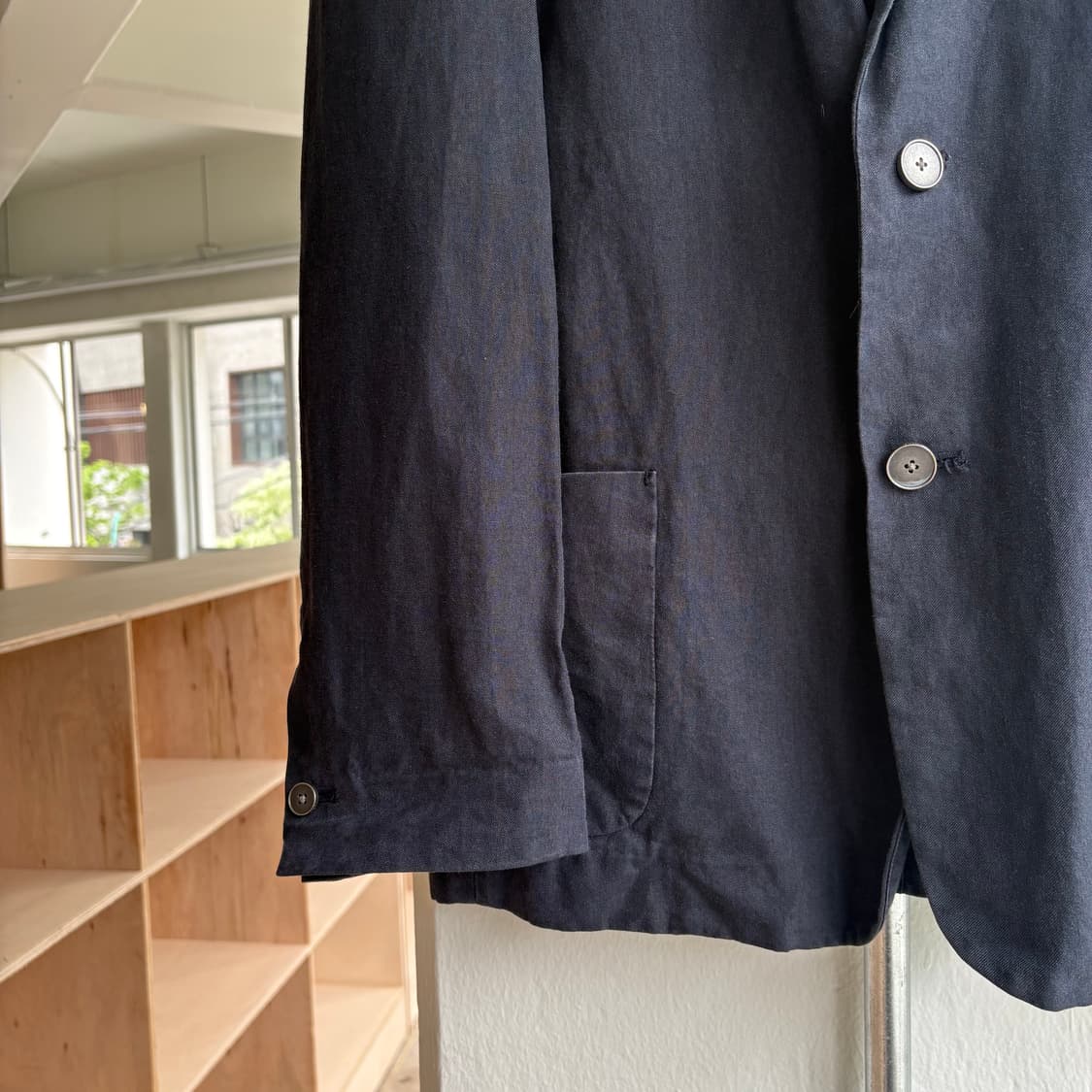 PURE DKNY 네이비 리넨 블레이져 상품이미지3