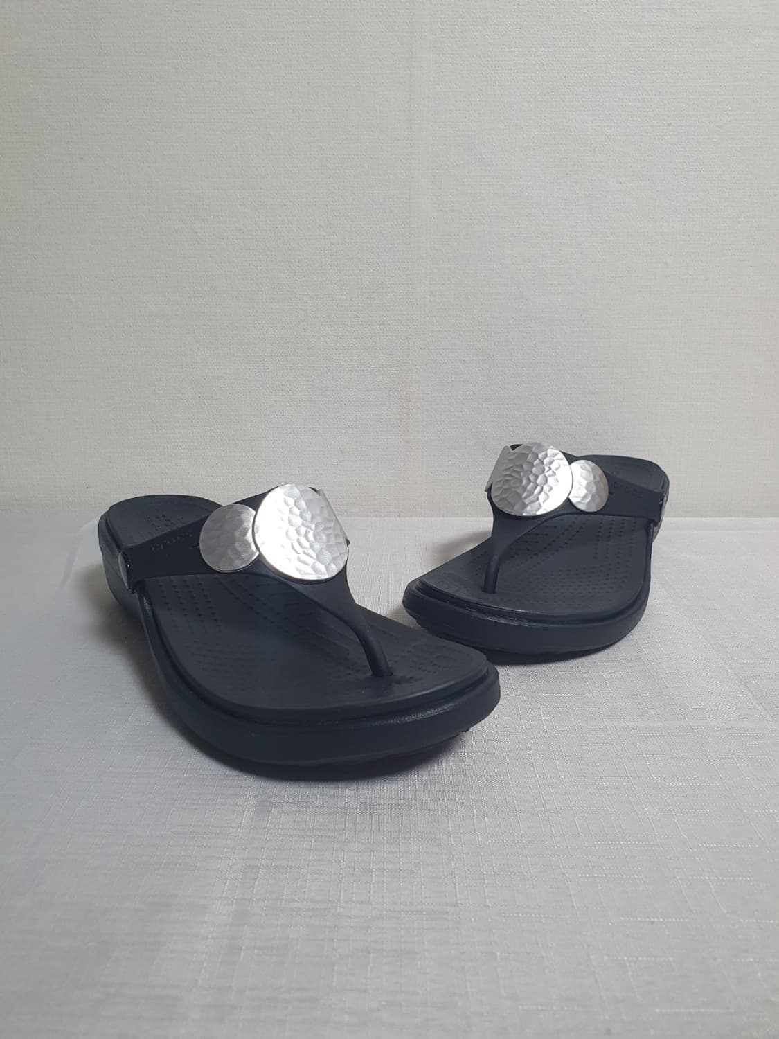 택포가 230mm 크록스 플립플랍 스플래쉬 쪼리 플립 블랙 상품이미지1