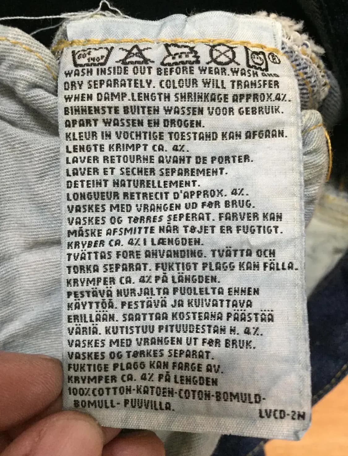 리바이스 LVC S44501 XX DENIM((U.S MADE) 상품이미지6